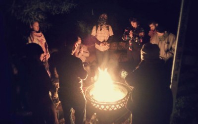 Fire Ceremony at NYE celebration